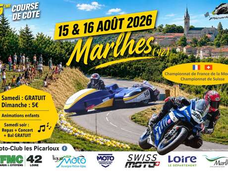 Course de côte de motos