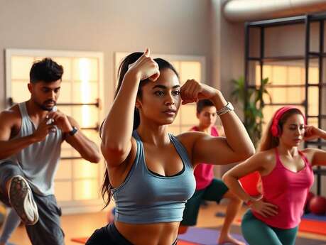 Cuisses abdos fessiers avec Chamois Fitness