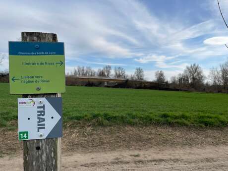 Parcours trail 14 - Entre champs et bords de Loire