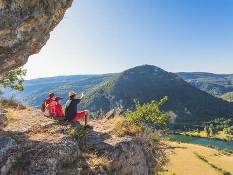 Randonnée - Rochers du Jarbonnet - Prairie de la rivière d'Ain