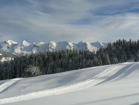 Itinéraire raquettes 26 Le Chinaillon - Le Grand-Bornand Village - Le Chinaillon