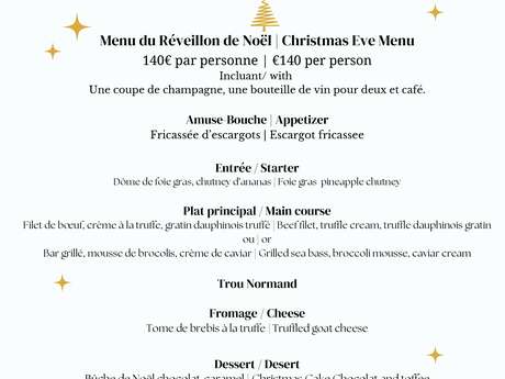 Réveillon de Noël au Bistrot Gourmand