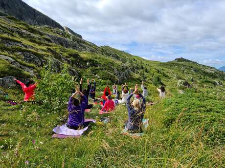 Yoga insolite - respirer le bon air alpin !