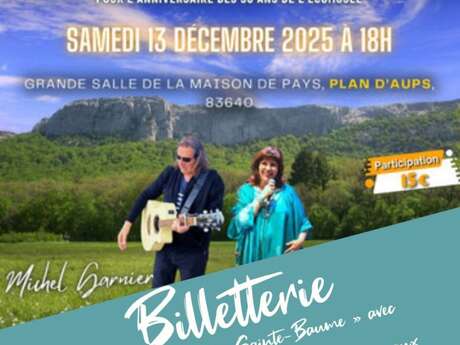 Concert : Fêtons ensemble la Sainte-Baume - Michel Garnier, Pakoune et le Choeur de la Communauté des Oiseaux