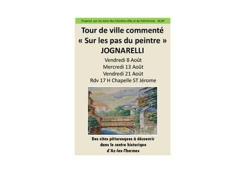 Guided city tour "In the footsteps of the painter Marius Jognarelli".