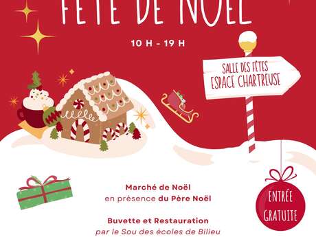 Fête de Noël et feu d'artifice