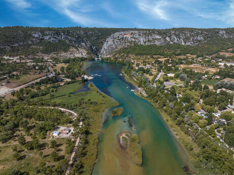 Lac de Quinson - Montmeyan Plage