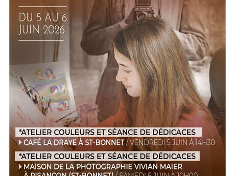 Atelier couleurs et séances de dédicace avec Paulina SPUCCHES