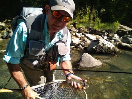 Stage de pêche à la mouche en rivière :  journée