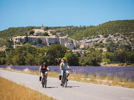 Parcours vélo Luberon n°16 - Simiane-la-Rotonde - Banon