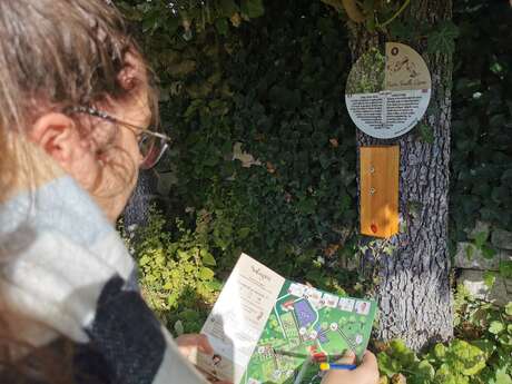 Course d'orientation dans les jardins de Salagon