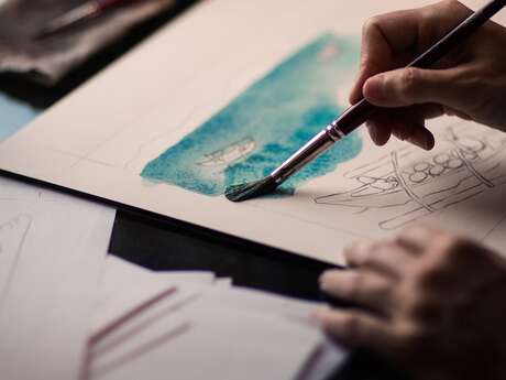 Stage d'aquarelle avec Stéphane Largeron