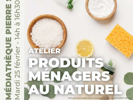 Atelier produits ménagers au naturel