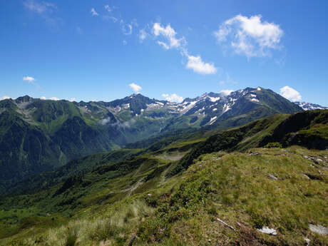 En passant par le col du Luitel