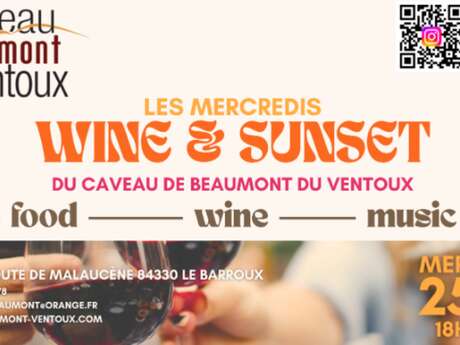 Les mercredis Wine and Sunset