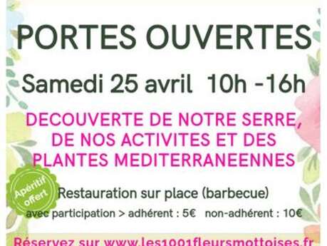 Portes ouvertes aux 1001 fleurs mottoises