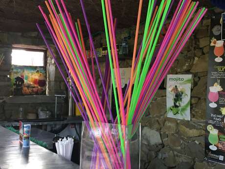 Bar du camping Les Hauts de Rosans