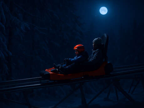 Luge sur Rail en nocturne