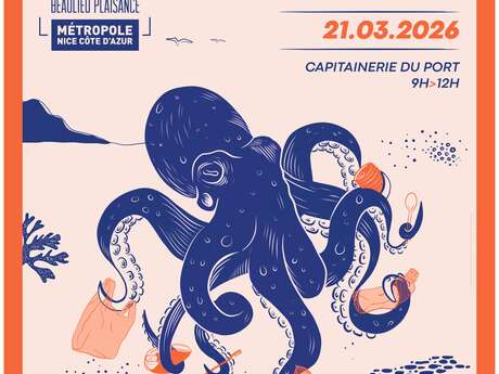 Cleaning up the seabed in the port of Beaulieu-sur-Mer