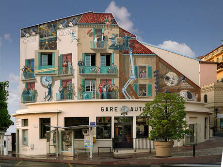 Mur peint "Cinéma Cannes"