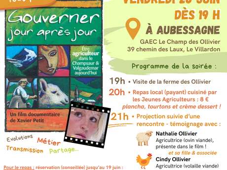 Soirée & Film à la ferme  :  « Gouverner jour après jour »