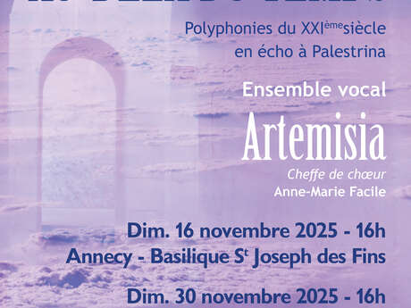 Concert : Au delà du temps par l'ensemble vocal Artemisia