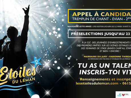 Les Etoiles du Léman - Appel à candidature