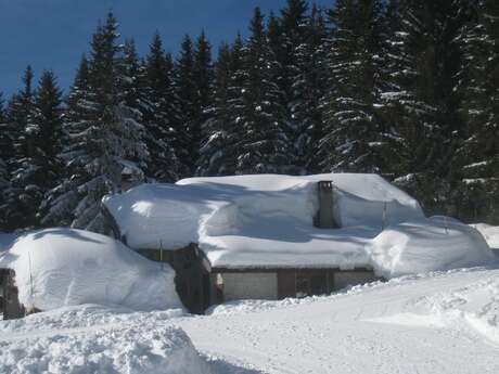 Refuge du Crêt du Poulet - hiver