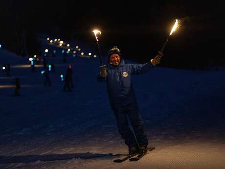 Ski show ESF : Descente aux flambeaux Du 24/12/2024 au 2/1/2025