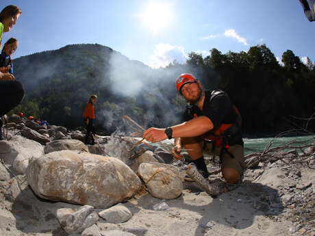 Rafting sur le bas Guil avec Oie Oie Oie