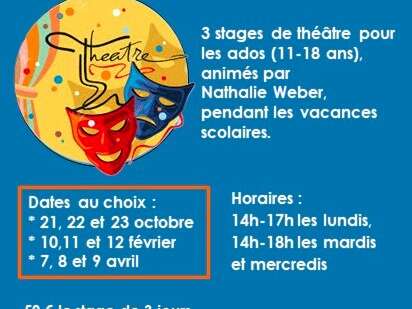 Stages du Théâtre Ados - Théâtre des 2 mondes