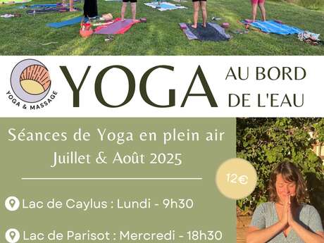 Yoga au bord de l'eau