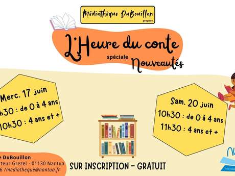 Heure du conte spéciale "Nouveautés"