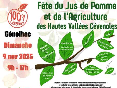 Fête du Jus de Pomme et de l'Agriculture des Hautes Vallées Cévenoles