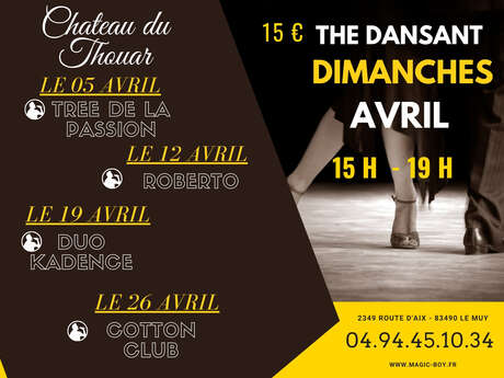 Thé dansant du dimanche au Thouar