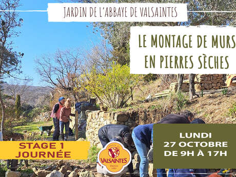 Stage 1 journée : le montage de murs en pierres sèches