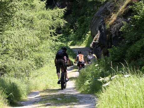 Itinéraire VTT - T : E-Bike MB France-Italie depuis Servoz