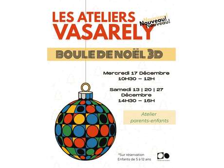 Ateliers vacances de Noël à la Fondation Vasarely