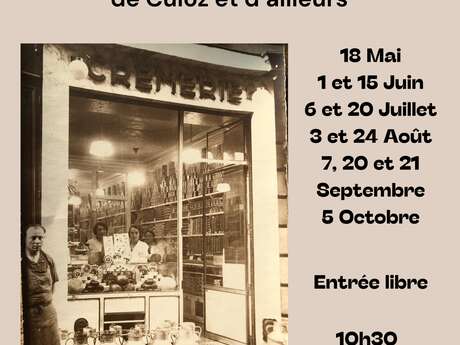 Exposition sur les commerces et les boutiques d'autrefois
