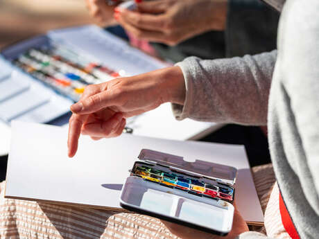 L’art du carnet de voyage à l’aquarelle – inspiration Magie de Noël