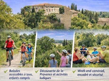 Concentration Familles à Vélo au coeur de la Provence