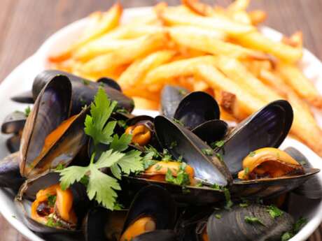 Evening Mussels-French fries
