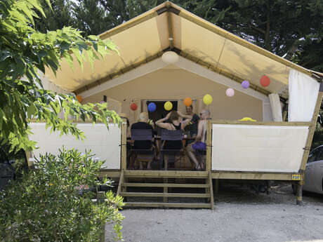 Overnight in a Maasai lodge at Les Amis de la Plage campsite