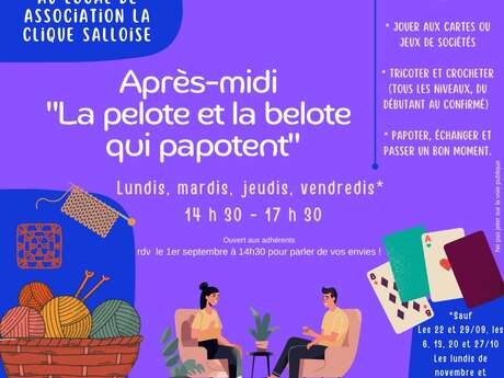 Après-midi "La pelote et la belote qui papotent"