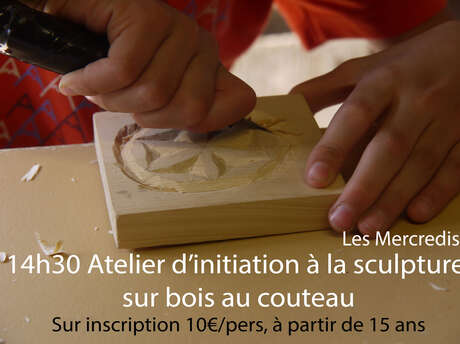 Atelier initiation à la sculpture sur bois au couteau