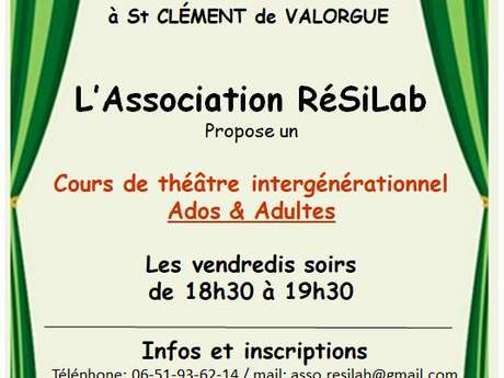 Cours de théâtre intergenérationnel