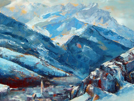 Exposition de peintures. Kay.