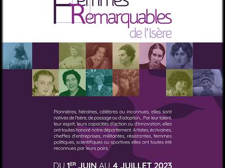 Exposition "Femmes remarquables de l'Isère" à la piscine de Pontcharra