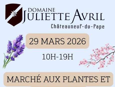 Marché aux plantes au Domaine Juliette Avril