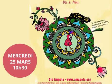 Spectacle "Zélie et la pluie" - Médiathèque de Lauzerte